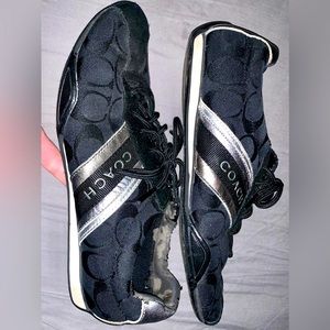 Black coach sneakers